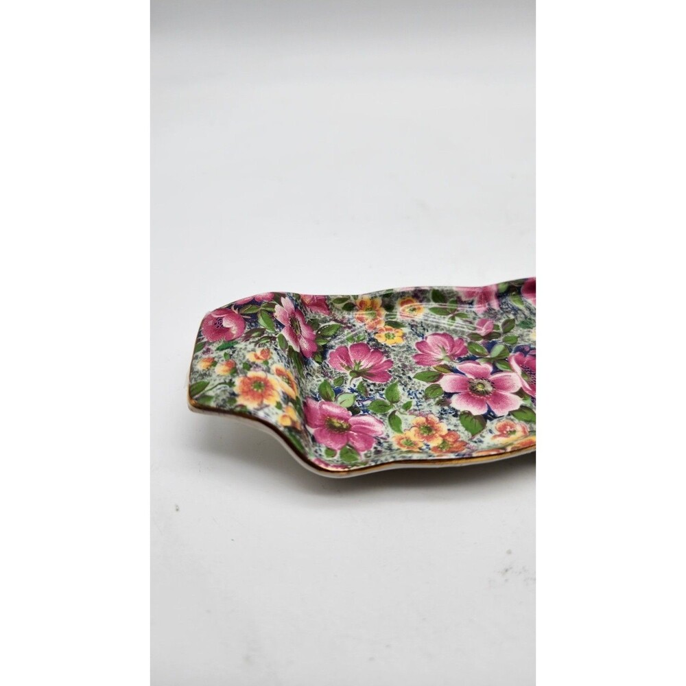 LORD NELSON ENGLISH FLORAL CHINTZ "BRIAR ROSE" BONE CHINA SALT & PEPPER SHAKERS - Picture 10 of 10